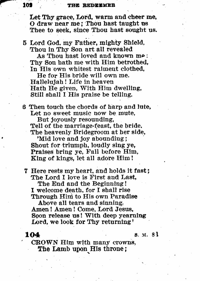 Evangelical Lutheran Hymn-book page 330