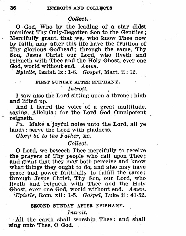 Evangelical Lutheran Hymn-book page 36