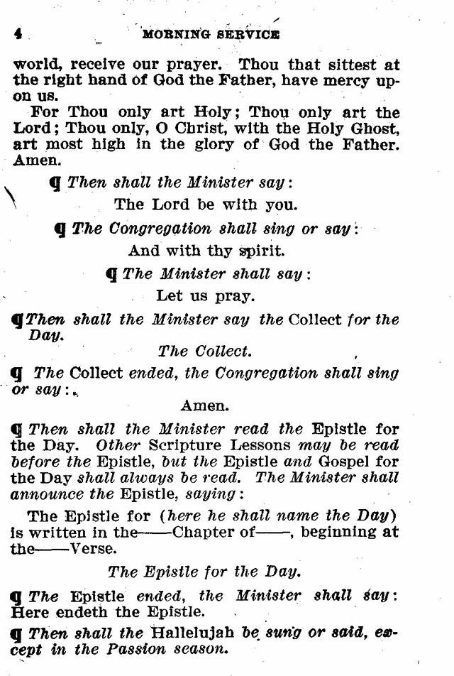 Evangelical Lutheran Hymn-book page 4