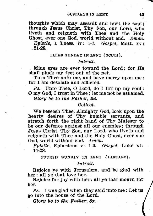 Evangelical Lutheran Hymn-book page 43