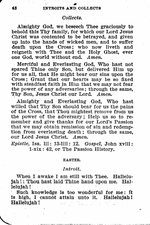 Evangelical Lutheran Hymn-book page 48