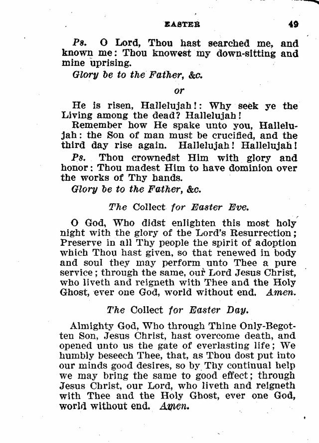 Evangelical Lutheran Hymn-book page 49