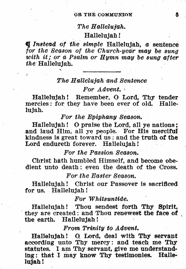 Evangelical Lutheran Hymn-book page 5