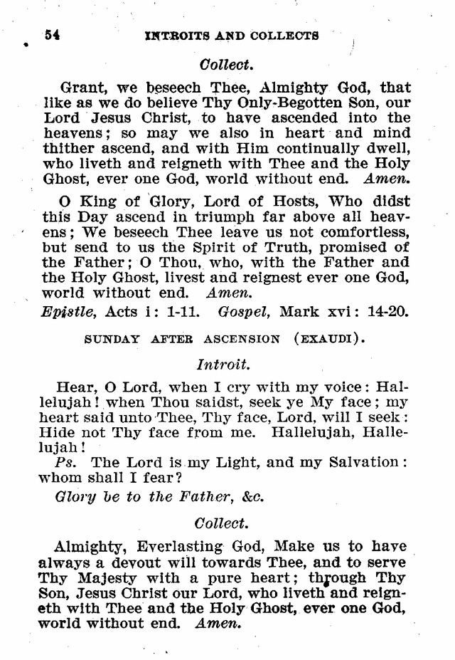 Evangelical Lutheran Hymn-book page 54
