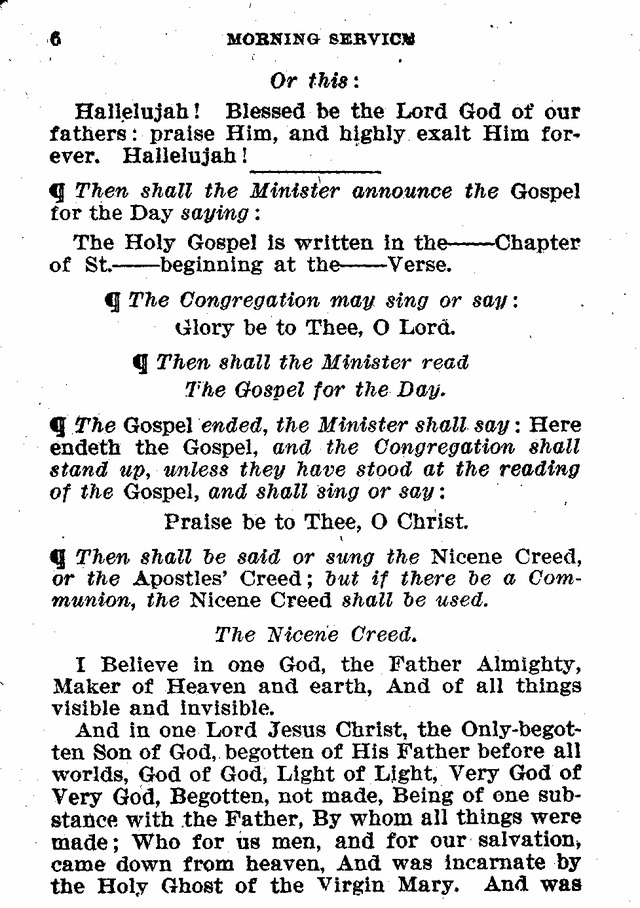 Evangelical Lutheran Hymn-book page 6