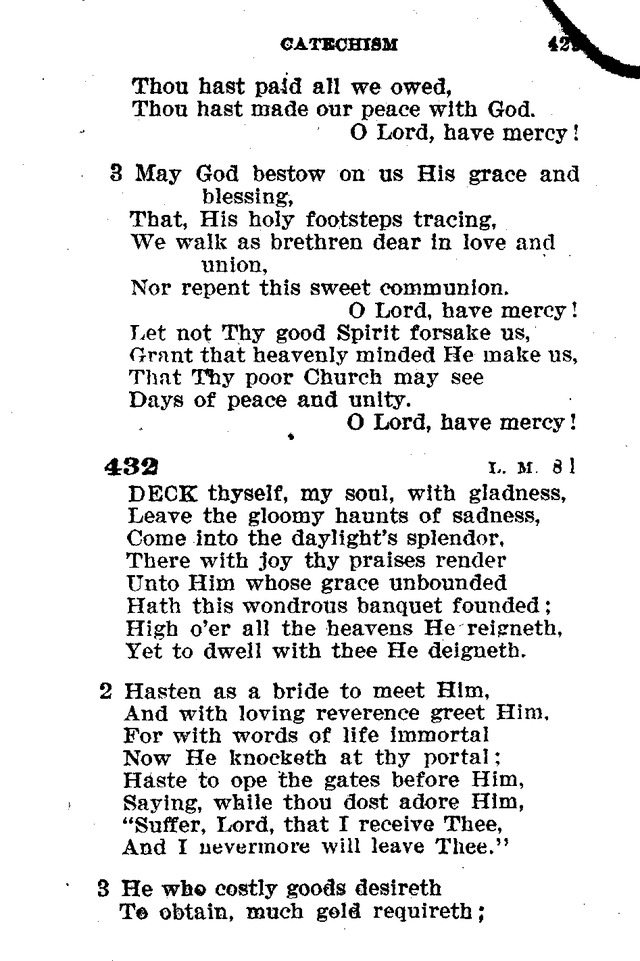 Evangelical Lutheran Hymn-book page 657