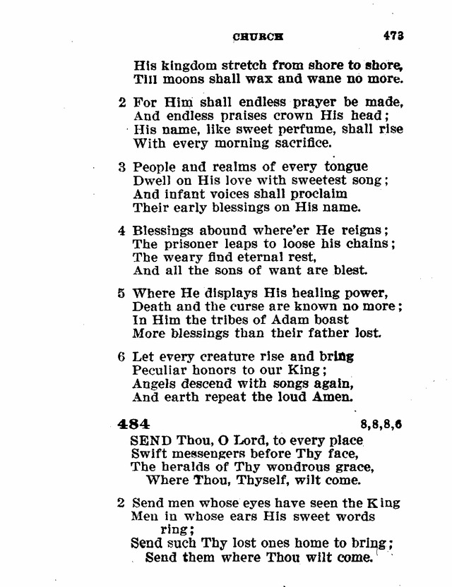 Evangelical Lutheran Hymn-book page 701