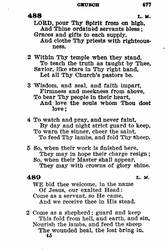 Evangelical Lutheran Hymn-book page 705
