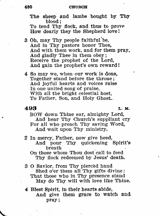 Evangelical Lutheran Hymn-book page 708