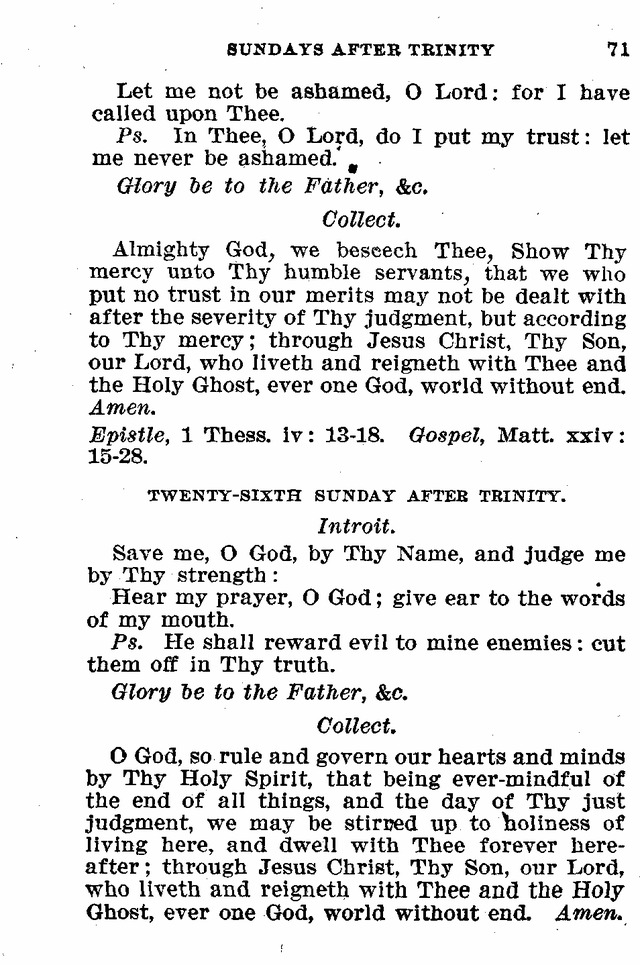 Evangelical Lutheran Hymn-book page 71