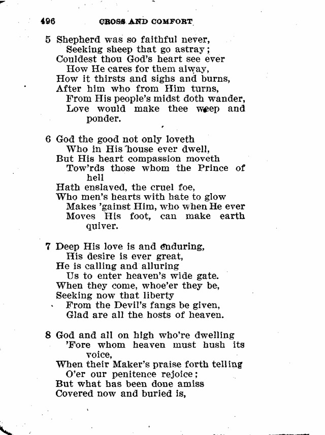 Evangelical Lutheran Hymn-book page 724