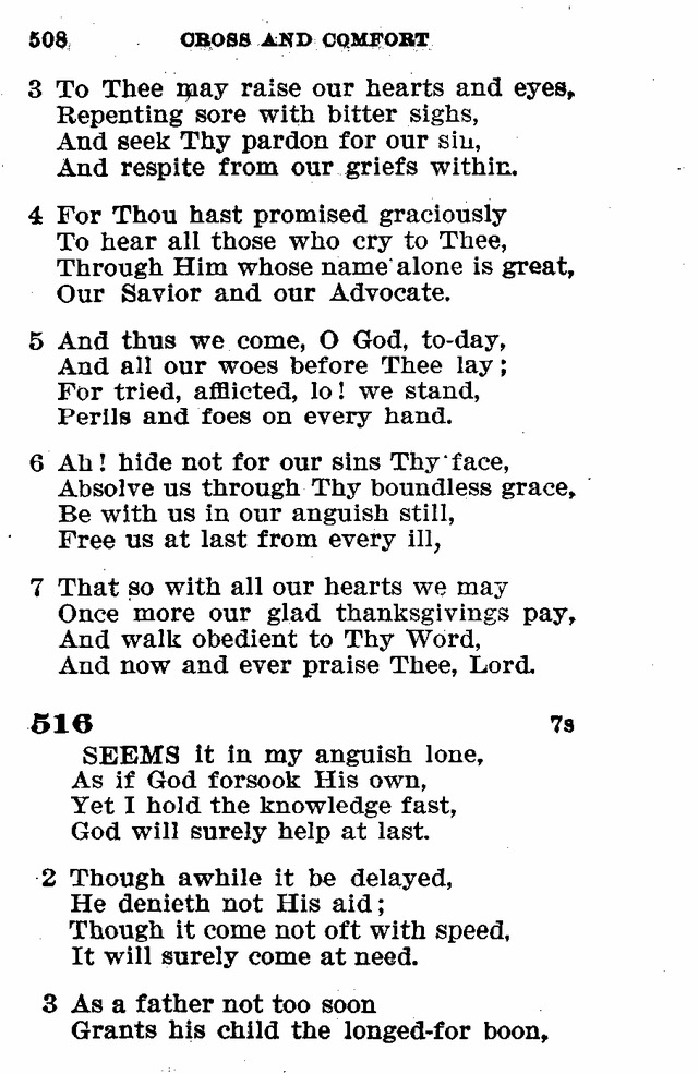 Evangelical Lutheran Hymn-book page 736