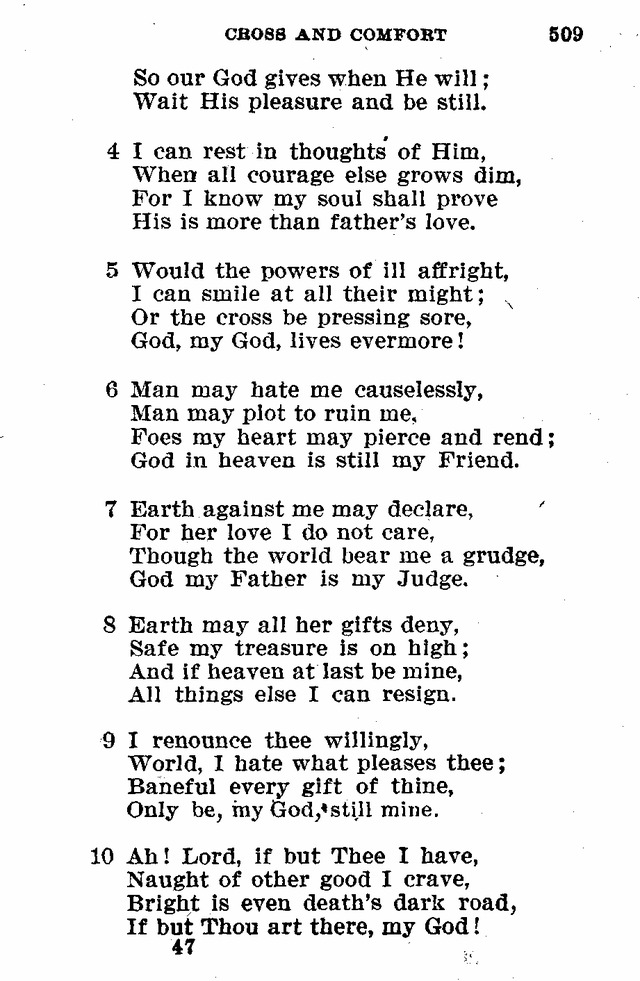 Evangelical Lutheran Hymn-book page 737