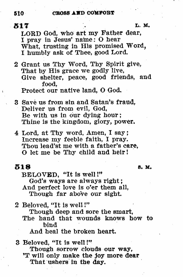 Evangelical Lutheran Hymn-book page 738