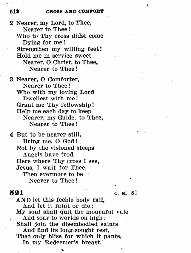 Evangelical Lutheran Hymn-book page 740