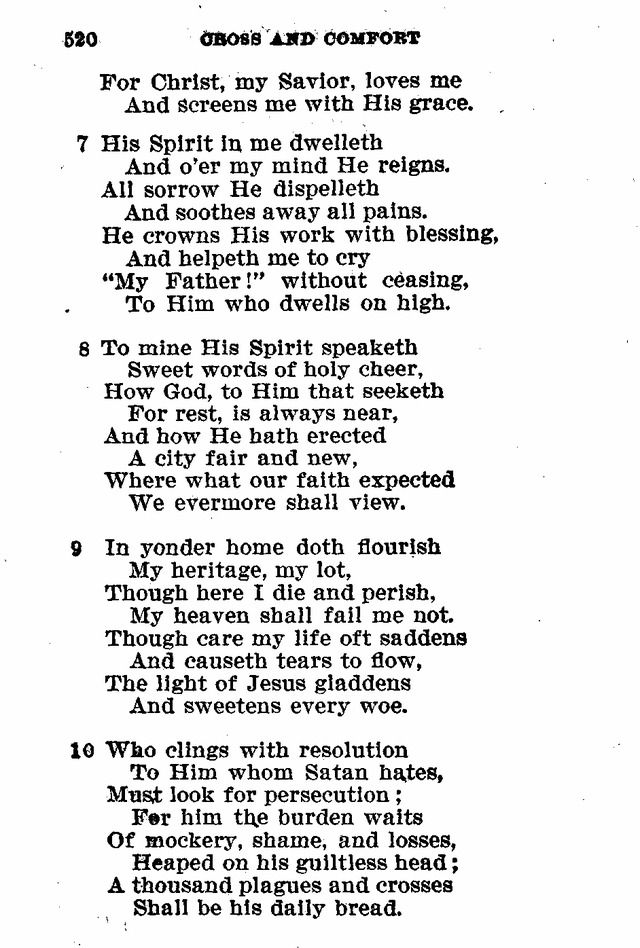 Evangelical Lutheran Hymn-book page 748