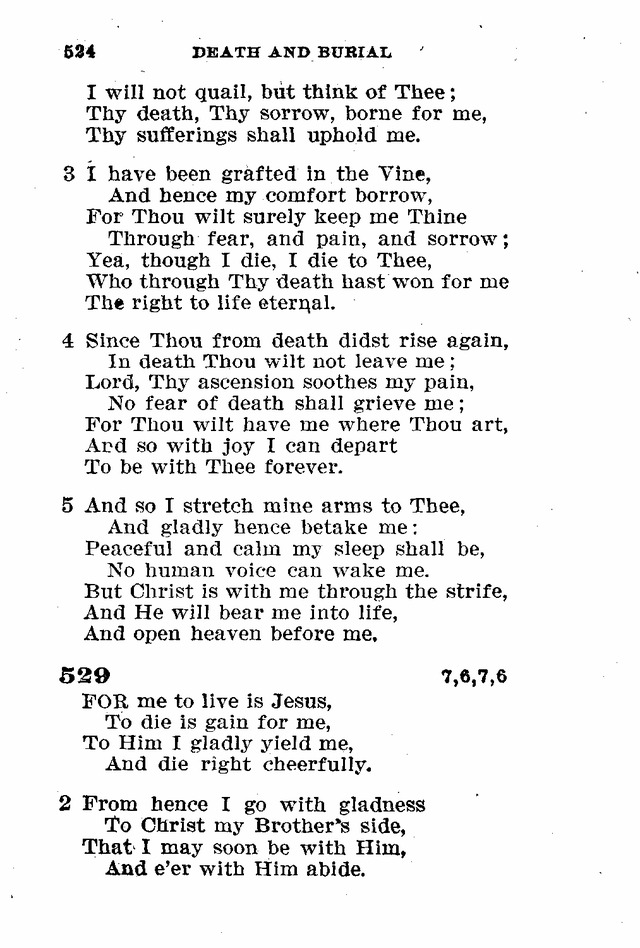 Evangelical Lutheran Hymn-book page 752