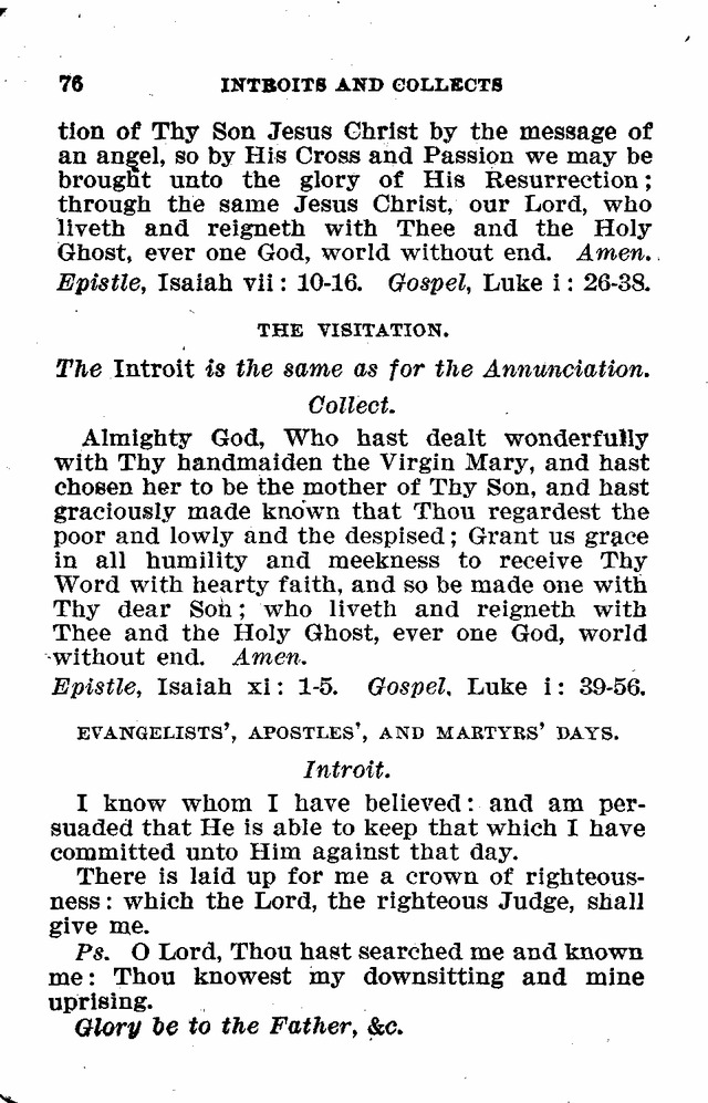 Evangelical Lutheran Hymn-book page 76