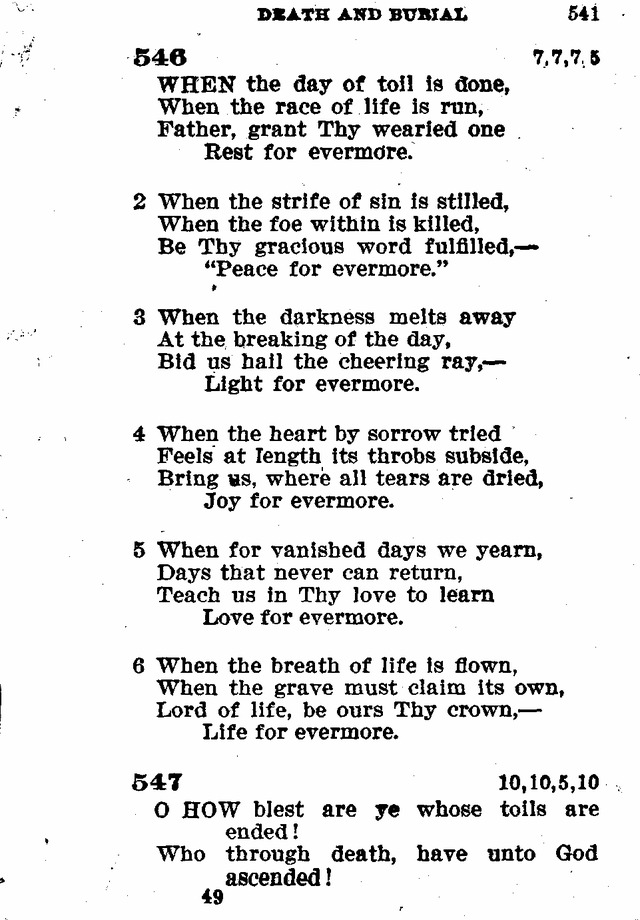 Evangelical Lutheran Hymn-book page 769