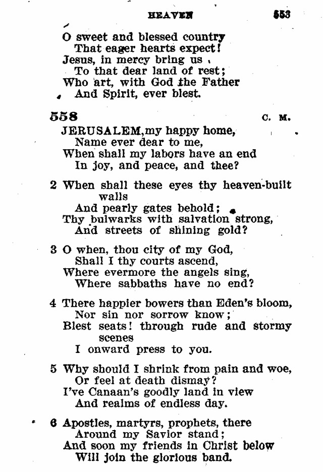 Evangelical Lutheran Hymn-book page 781