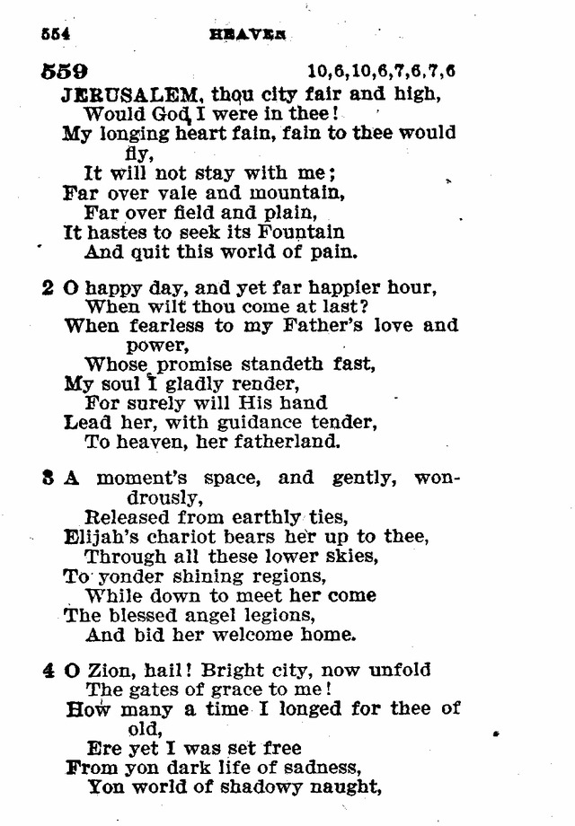 Evangelical Lutheran Hymn-book page 782