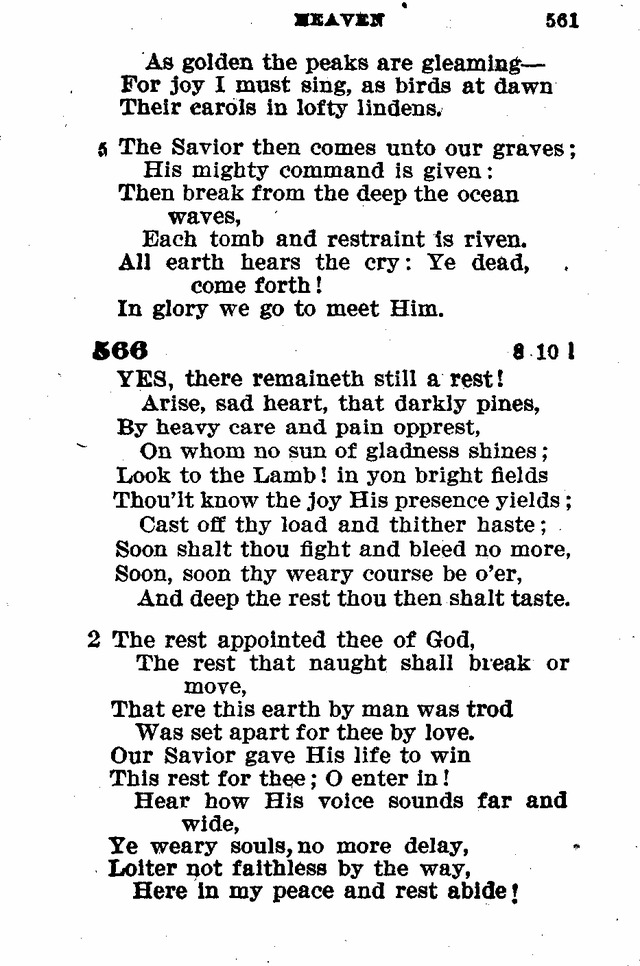 Evangelical Lutheran Hymn-book page 789