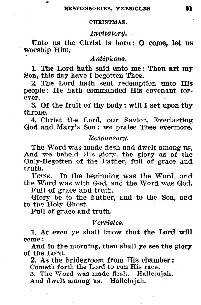 Evangelical Lutheran Hymn-book page 81