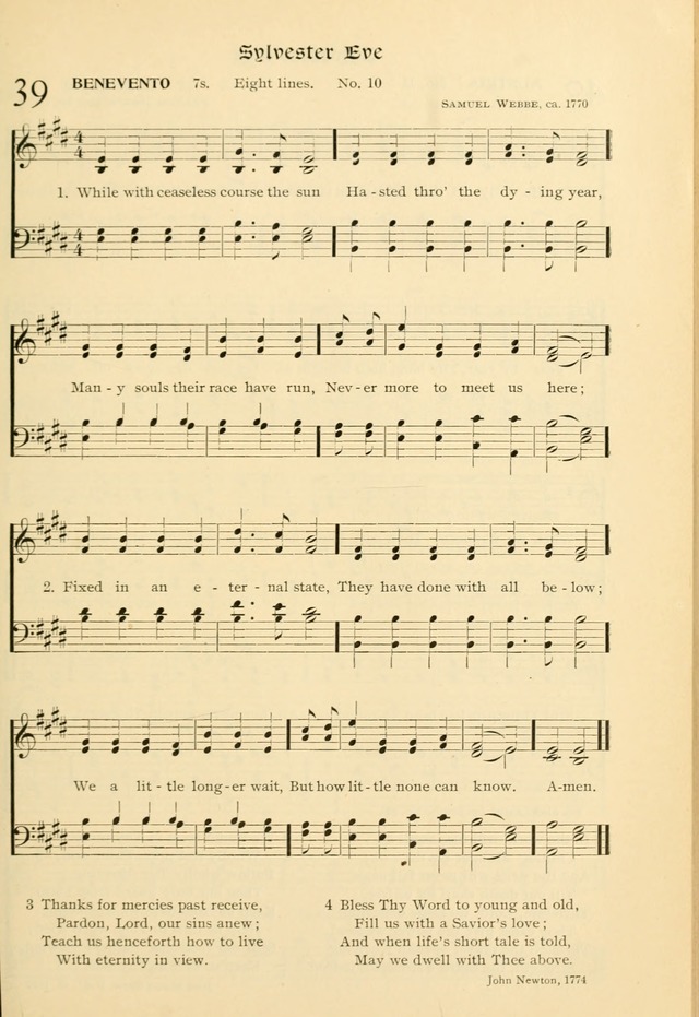 Evangelical Lutheran hymnal: with music page 108