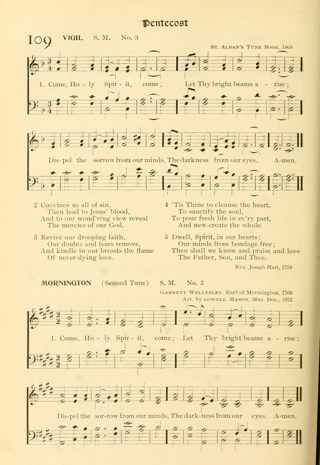 Evangelical Lutheran hymnal: with music page 169