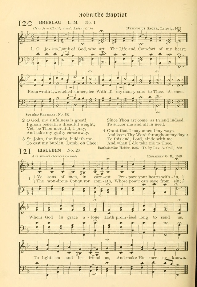 Evangelical Lutheran hymnal: with music page 179