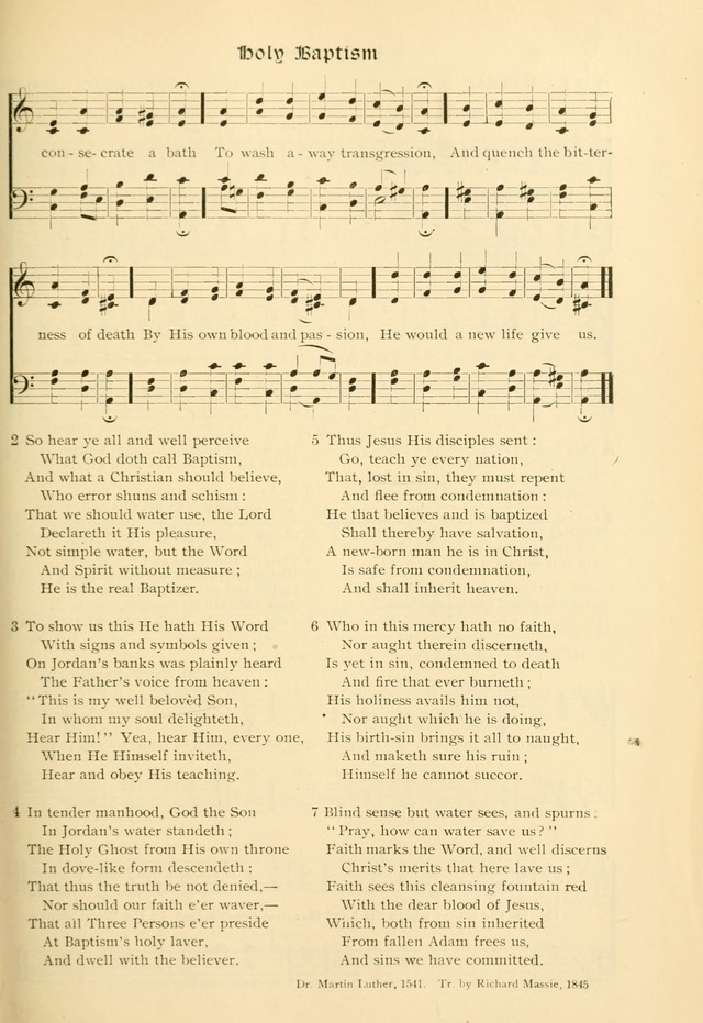 Evangelical Lutheran hymnal: with music page 256