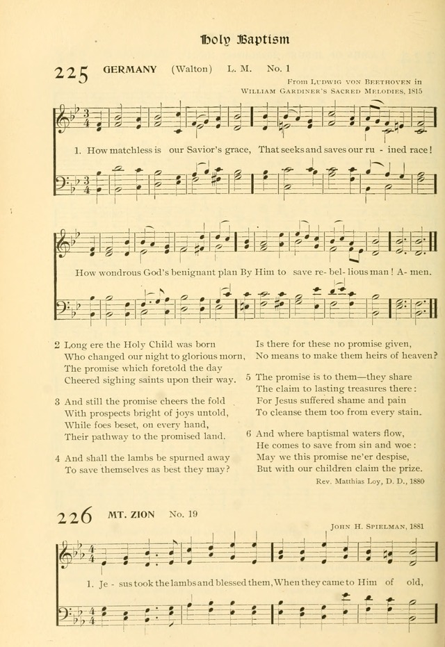 Evangelical Lutheran hymnal: with music page 261