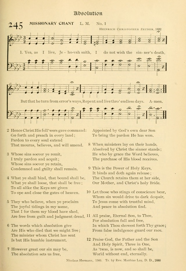 Evangelical Lutheran hymnal: with music page 278