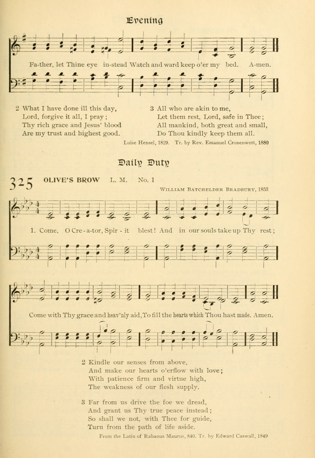 Evangelical Lutheran hymnal: with music page 348