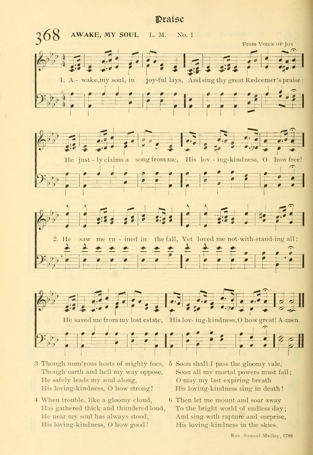 Evangelical Lutheran hymnal: with music page 381