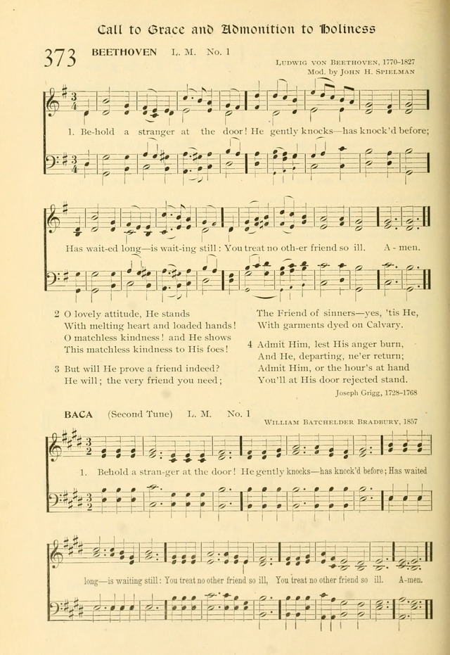 Evangelical Lutheran hymnal: with music page 385