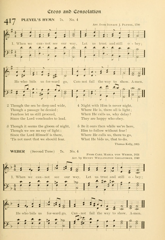 Evangelical Lutheran hymnal: with music page 420