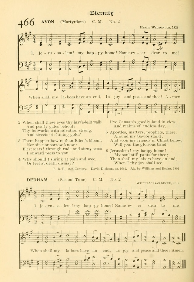 Evangelical Lutheran hymnal: with music page 463