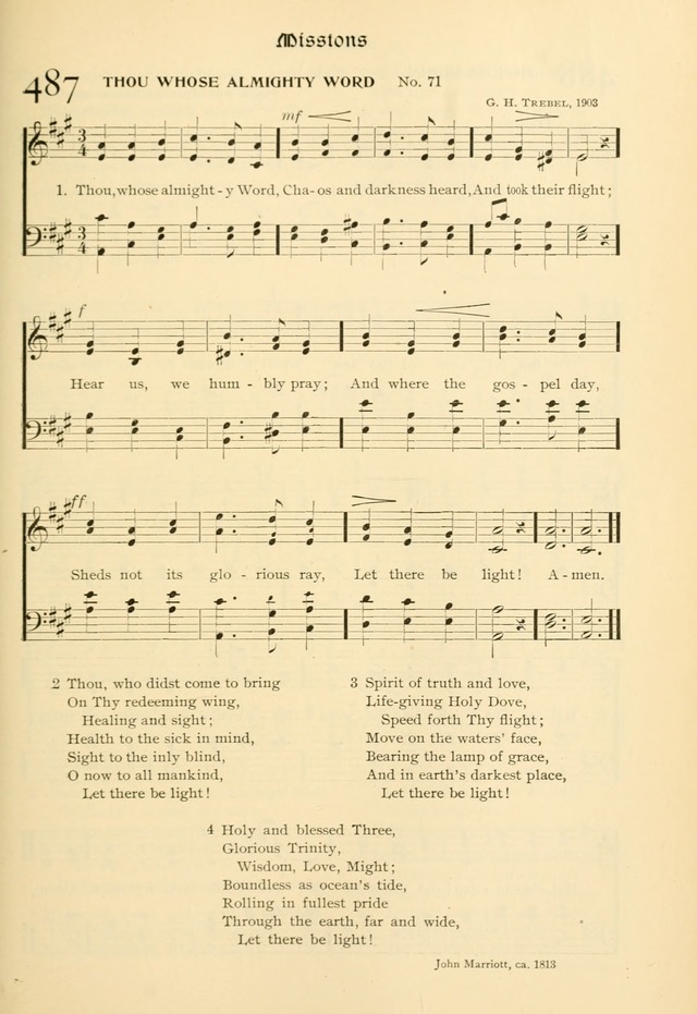 Evangelical Lutheran hymnal: with music page 482