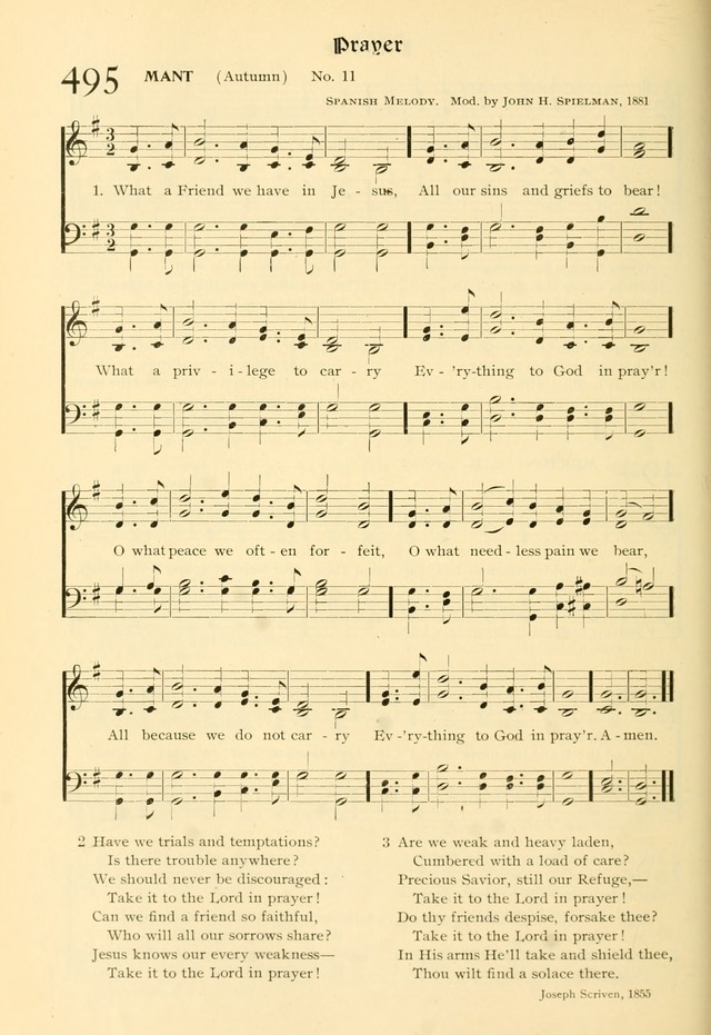 Evangelical Lutheran hymnal: with music page 489