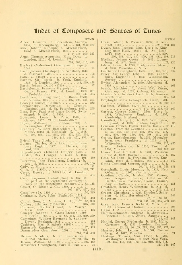 Evangelical Lutheran hymnal: with music page 623