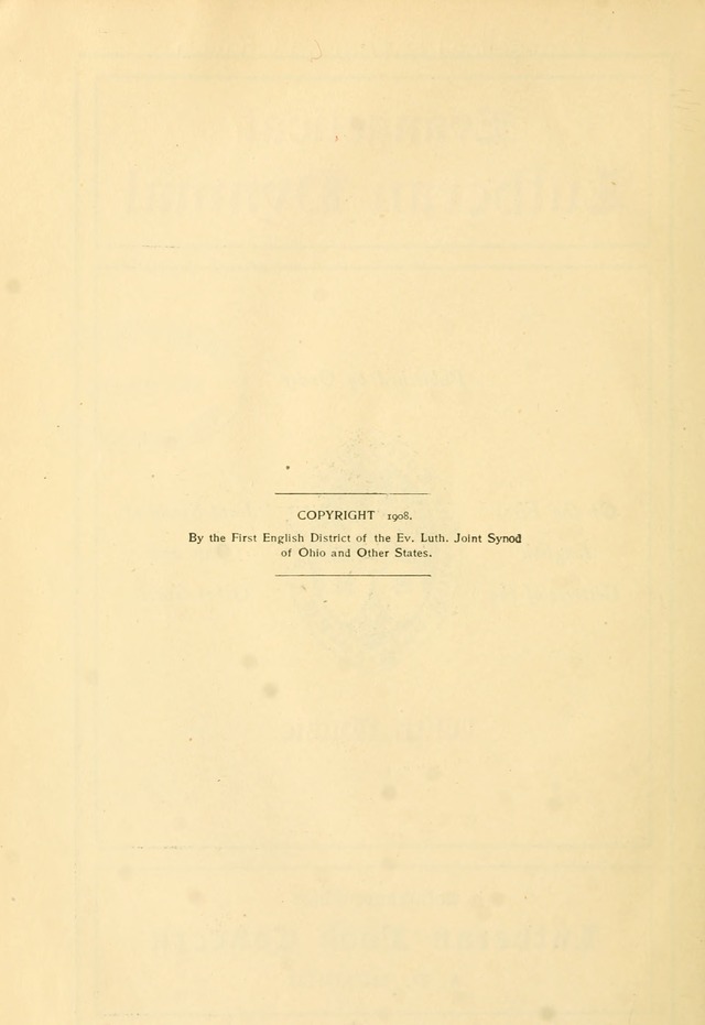 Evangelical Lutheran hymnal: with music page 9