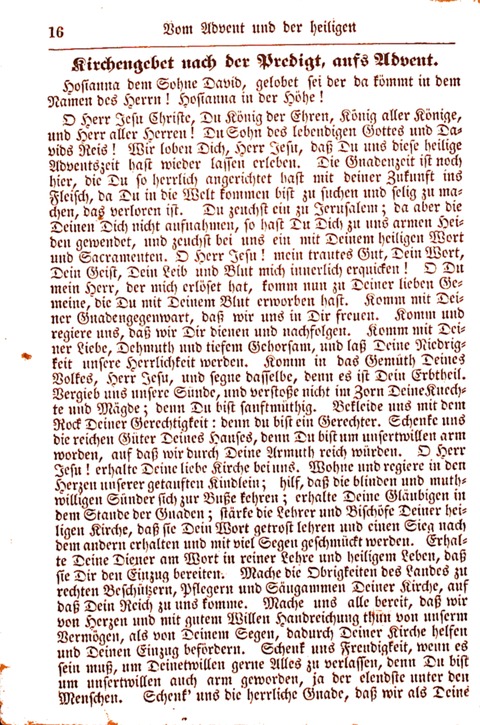 Evangelisch-Lutherisches Gesang-Buch: worin die gebräuchlichsten alten Kirchen-Lieder Dr. M. Lutheri und anderer reinen lehrer und zeugen Gottes, zur Befoerderung der wahren ... (2. verm. Aus.) page 16