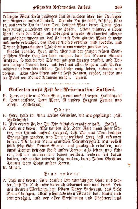 Evangelisch-Lutherisches Gesang-Buch: worin die gebräuchlichsten alten Kirchen-Lieder Dr. M. Lutheri und anderer reinen lehrer und zeugen Gottes, zur Befoerderung der wahren ... (2. verm. Aus.) page 270