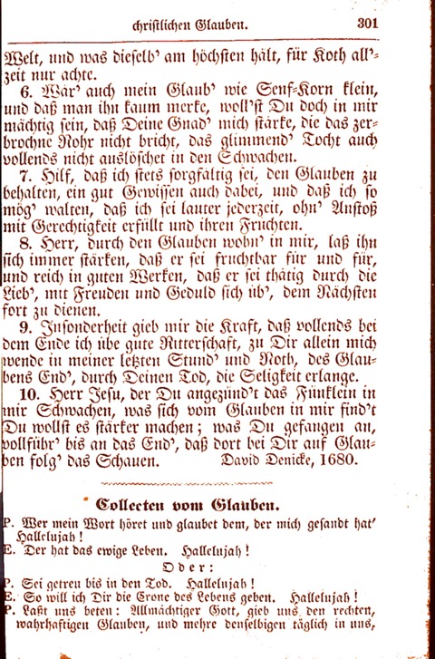 Evangelisch-Lutherisches Gesang-Buch: worin die gebräuchlichsten alten Kirchen-Lieder Dr. M. Lutheri und anderer reinen lehrer und zeugen Gottes, zur Befoerderung der wahren ... (2. verm. Aus.) page 302