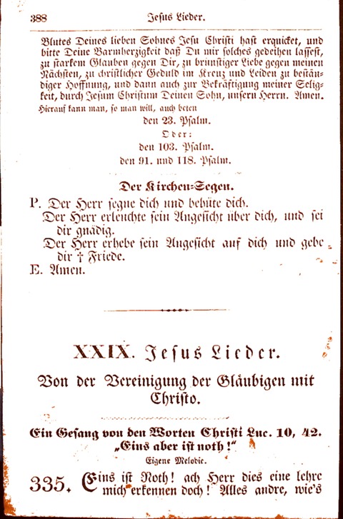 Evangelisch-Lutherisches Gesang-Buch: worin die gebräuchlichsten alten Kirchen-Lieder Dr. M. Lutheri und anderer reinen lehrer und zeugen Gottes, zur Befoerderung der wahren ... (2. verm. Aus.) page 389