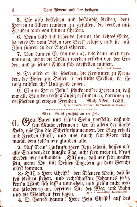Evangelisch-Lutherisches Gesang-Buch: worin die gebräuchlichsten alten Kirchen-Lieder Dr. M. Lutheri und anderer reinen lehrer und zeugen Gottes, zur Befoerderung der wahren ... (2. verm. Aus.) page 4
