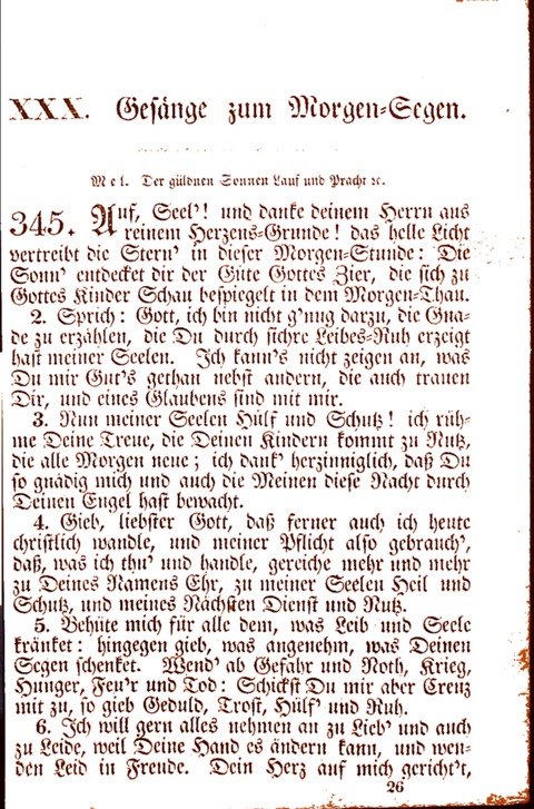 Evangelisch-Lutherisches Gesang-Buch: worin die gebräuchlichsten alten Kirchen-Lieder Dr. M. Lutheri und anderer reinen lehrer und zeugen Gottes, zur Befoerderung der wahren ... (2. verm. Aus.) page 402