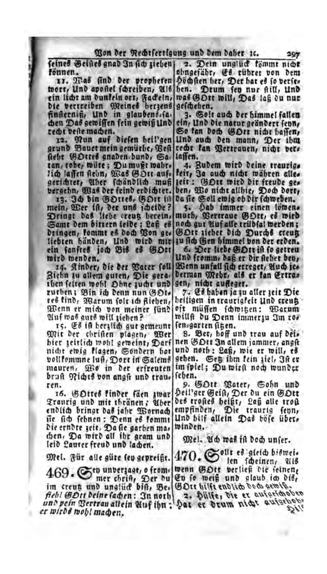 Erbauliche Lieder-Sammlung: zum gottestdienstlichen Gebrauch in den Vereinigten Evangelische-Lutherischen Gemeinen in Pennsylvanien und den benachbarten Staaten (Die Achte verm. ... Aufl.) page 299