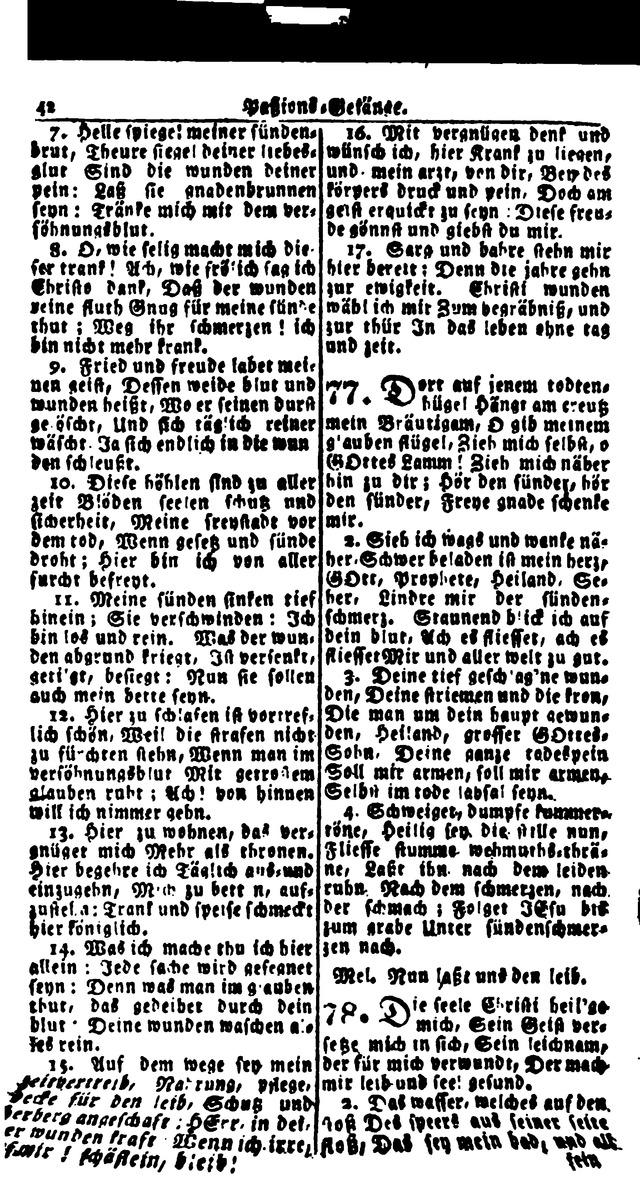 Erbauliche Lieder-Sammlung: zum gottestdienstlichen Gebrauch in den Vereinigten Evangelische-Lutherischen Gemeinen in Pennsylvanien und den benachbarten Staaten (Die Achte verm. ... Aufl.) page 40